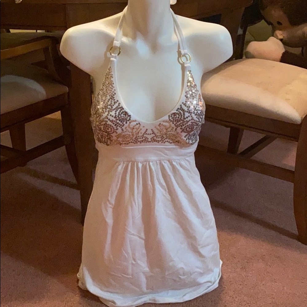 🌟💜VS “best kept secret” shelf bra halter top ‼️